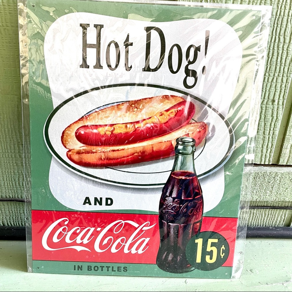 NEW Coca Cola Metal Sign